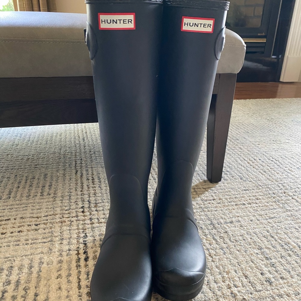 Hunter Rain Boots black